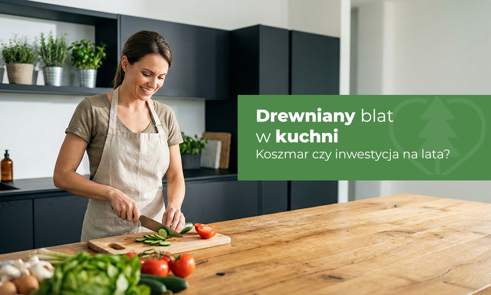 Drewniany blat w kuchni. Koszmar czy inwestycja na lata?