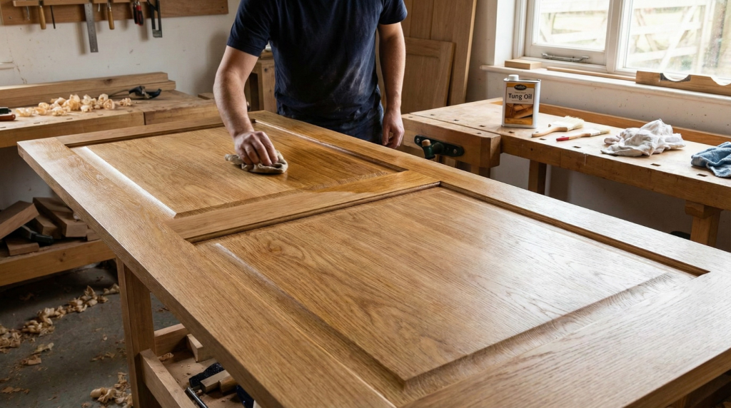 malowanie olejem tungowym