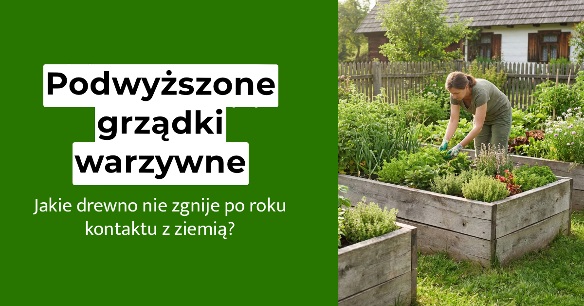 Jak zbudować podwyższone grządki warzywne z drewna na lata?