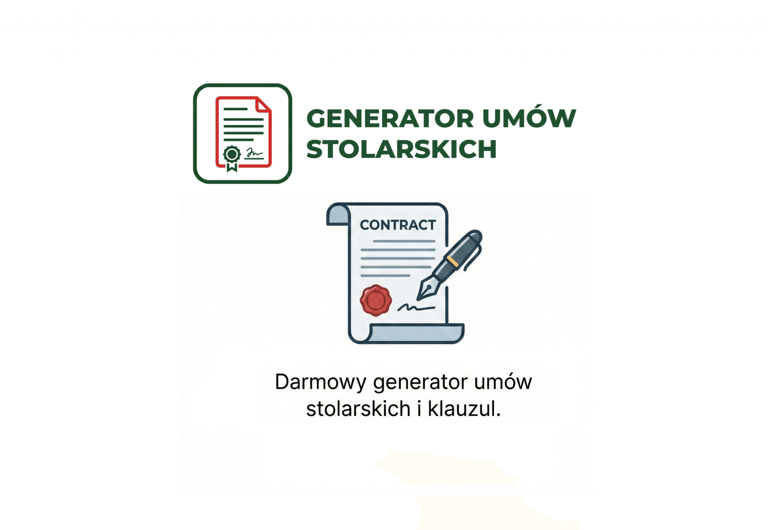 Kreator Umów na Meble