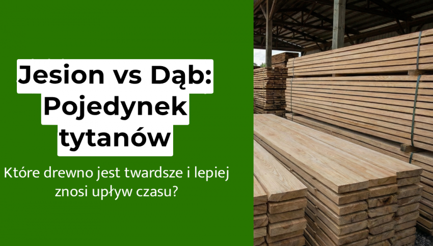 Jesion vs Dąb: które drewno jest twardsze i lepiej znosi upływ czasu?