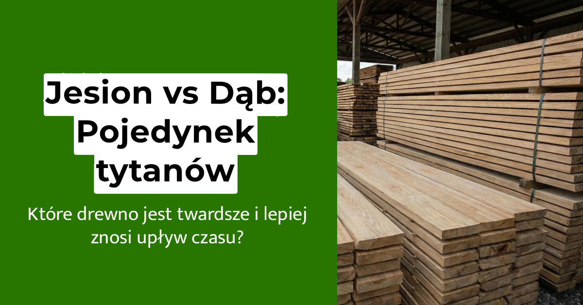 Jesion vs Dąb: które drewno jest twardsze i lepiej znosi upływ czasu?
