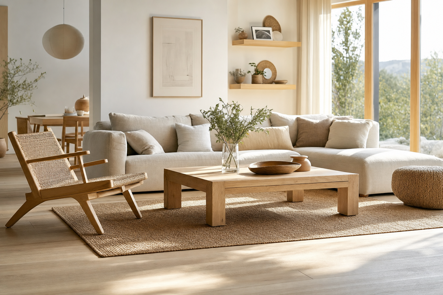 Jasne drewno we wnętrzach: Trendy, parametry i nowoczesne aranżacje bez ciemnych mebli